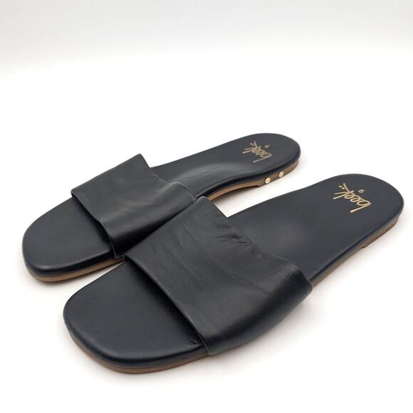 Beek Honeybird Open Square Toe Slide Sandal Women's Black Size US9 EU40 - Picture 1 of 8